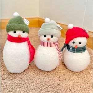 Target Bullseye Playground Christmas 2022 Snowman Set of 3